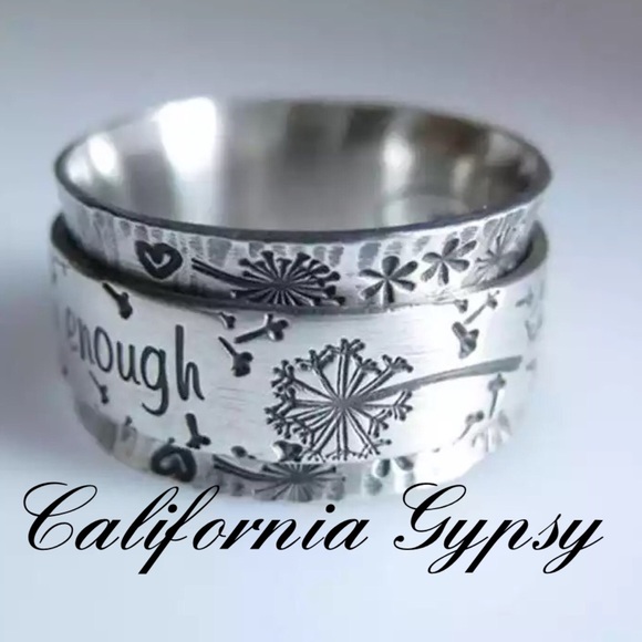 Motivational I Am Enough Inspirational Ring - Picture 8 of 8